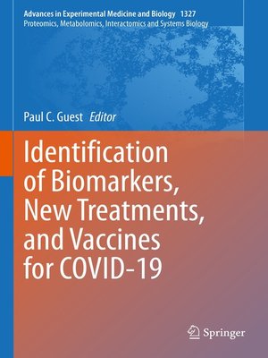 cover image of Identification of Biomarkers, New Treatments, and Vaccines for COVID-19